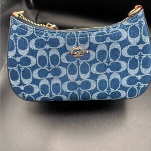 Coach Denim Teri Shoulder Bag